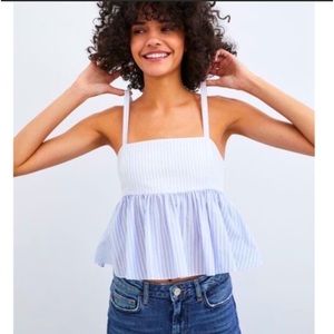 Zara Peplum Top
